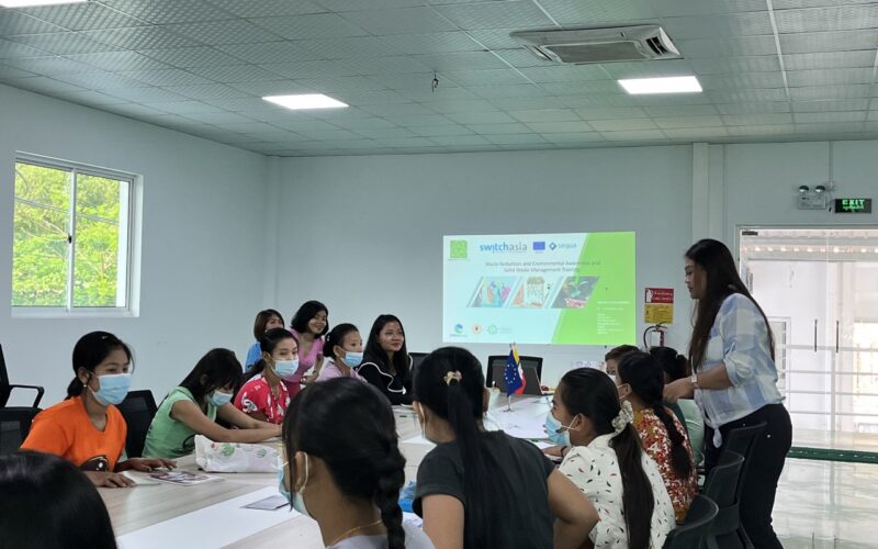 Environmental Awareness Training with EU Myan Ku project