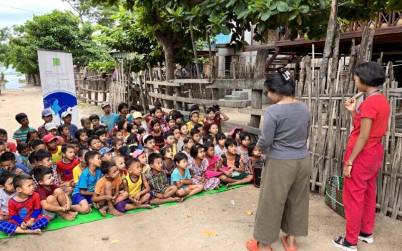 Environmental Awareness Session at Twin Nge Village, Mandalay