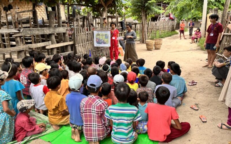 Environmental Awareness Session at Twin Nge Village, Mandalay