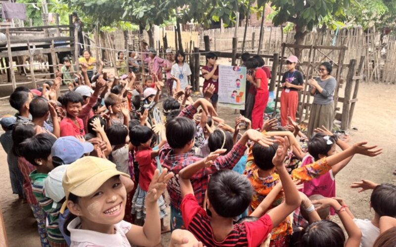 Environmental Awareness Session at Twin Nge Village, Mandalay