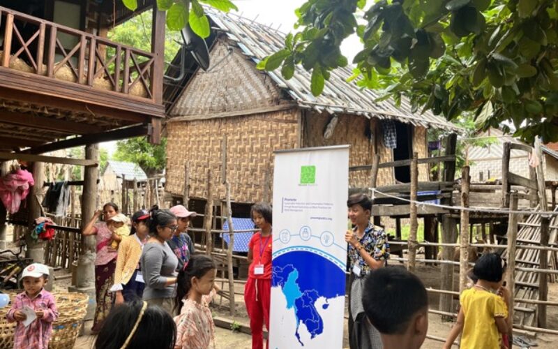 Environmental Awareness Session at Twin Nge Village, Mandalay
