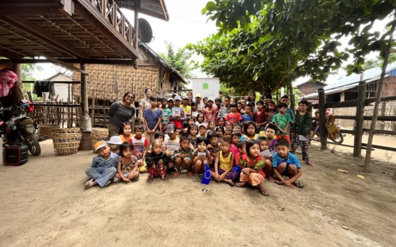 Environmental Awareness Session at Twin Nge Village, Mandalay