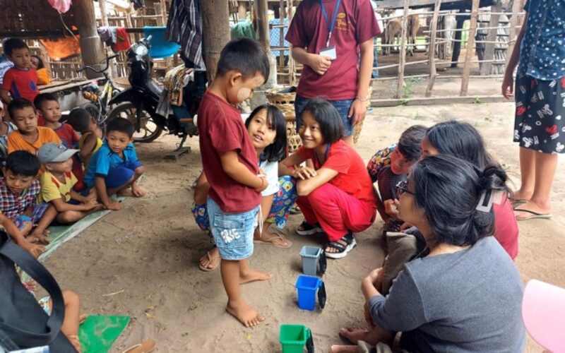 Environmental Awareness Session at Twin Nge Village, Mandalay