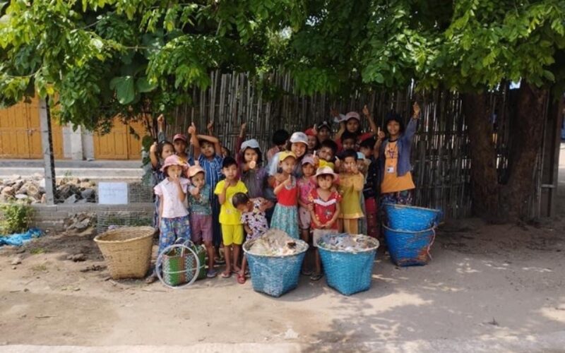 Environmental Awareness Session at Twin Nge Village, Mandalay
