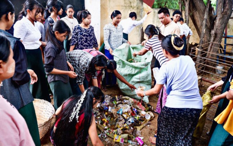 Community Waste Management Through Monastic Education